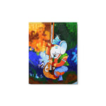 Mystical Melodies: 'Divine Sitar Serenade' Metallic Print Wall Art - Embrace the Harmonious Presence of Lord Ganesha